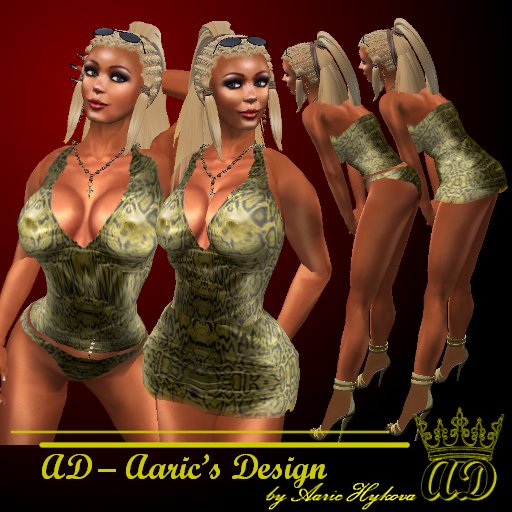 AD - Snake Skin Dress