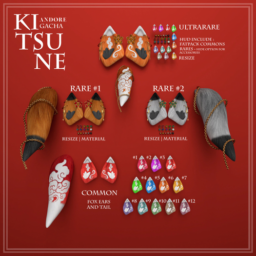 :ANDORE: - Gacha - Kitsune #12 [Rez Me]