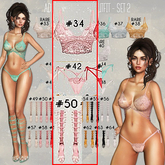 #34,#42,#50 Addams Helene Top, Panties,Medium Boots Slink HG SET