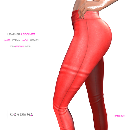 *CORDEWA* FEMME LEATHER LEGGINGS PASSION