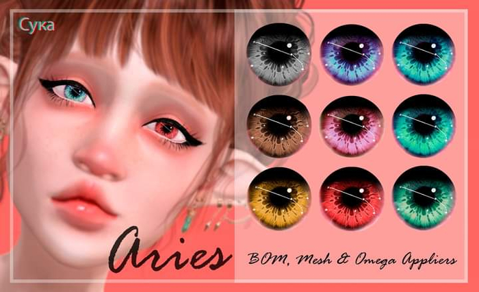 :: CYKA :: Aries Eyes // FATPACK -- Omega / Mesh / BOM
