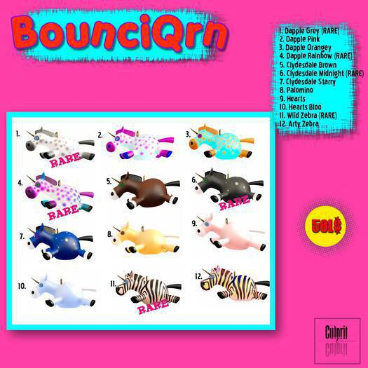 Culprit BounciQrn Wild Zebra RARE
