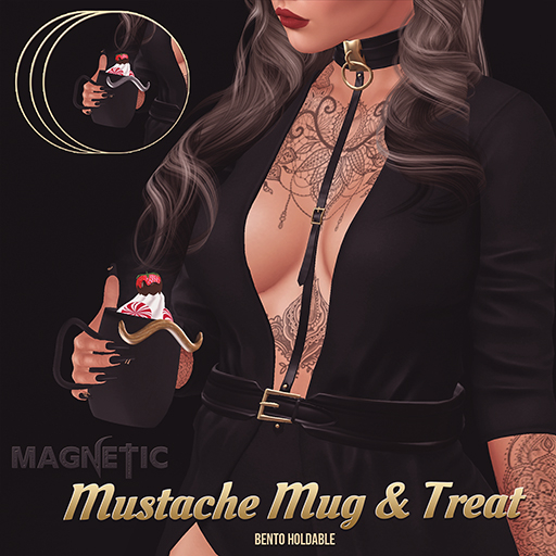 Magnetic - Mustache Mug & Treat (ADD ME)