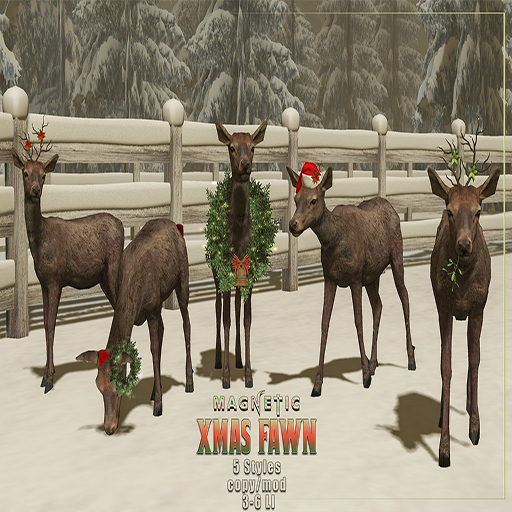 Magnetic - Xmas Fawn (ADD ME)
