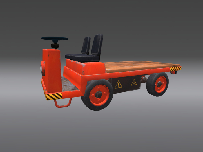 Electric Flatbed Cart (Deco)