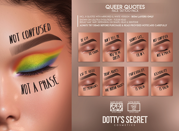 Dotty's Secret - Queer Quotes [CATWA HD PRO]