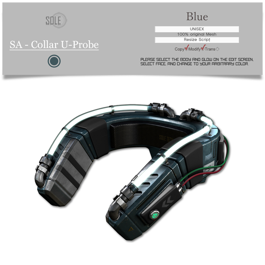 :::SOLE::: SA - Collar U-Probe (Blue)
