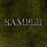 Zoy Texture [ Gorgeous Fur ] Moss Green