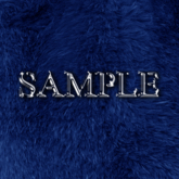 Zoy Texture [ Gorgeous Fur ] Navy