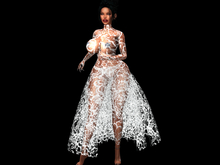 *GG* Gown Hot Lace White Skirt+Outfit BOM