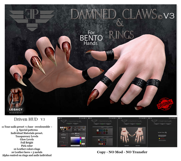 L'Emporio&PL::*Damned Claws & Rings*:: LEGACY m.(1.2)
