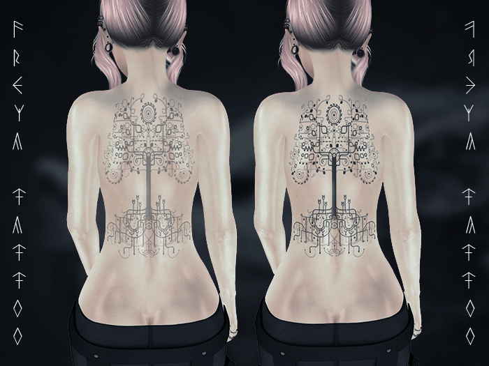 Freya Tattoo BOM - Tree Back Tintable 