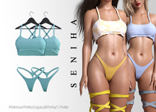 Seniha. Rianna Top&Thong // Teal