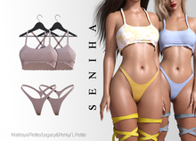 Seniha. Rianna Top&Thong // Nude