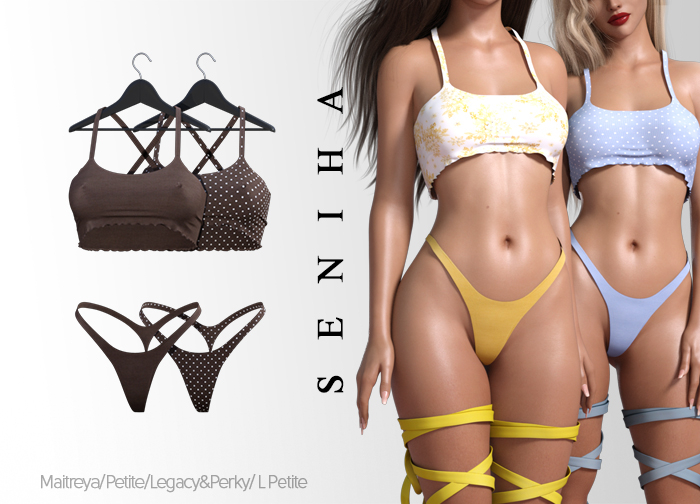 Seniha. Rianna Top&Thong // Brown