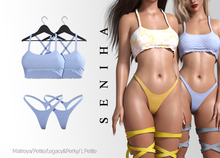 Seniha. Rianna Top&Thong // Sky