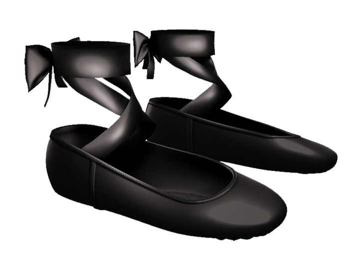 Popicot. Ballet Slippers / Black