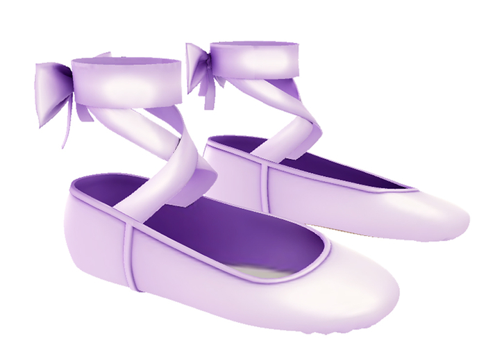 Popicot. Ballet Slippers / Purple
