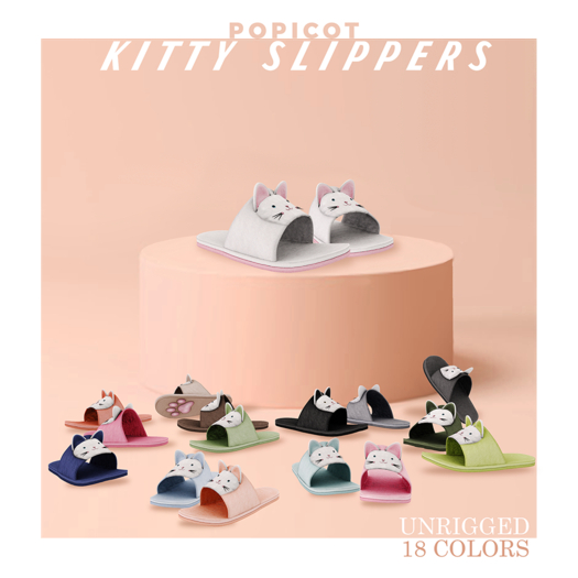 Popicot. Kitty Slippers / Fatpack