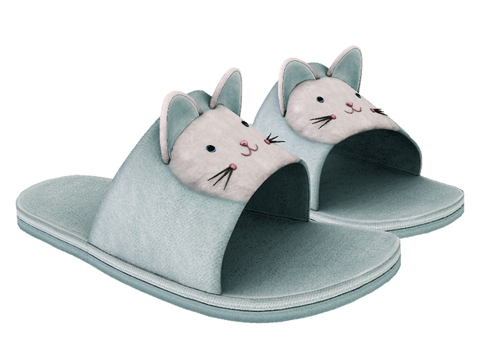 Popicot. Kitty Slippers / Mint