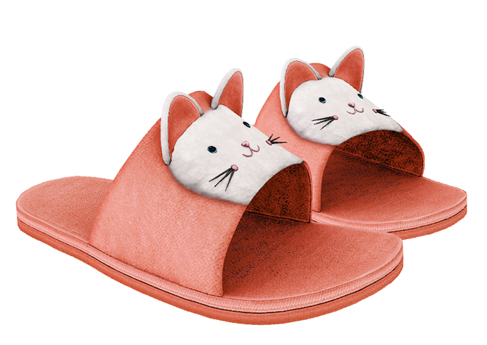 Popicot. Kitty Slippers / Orange