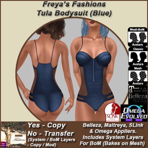 Freya's Fashions Tula (Blue)