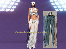 #15 - Addams - Zara Pants with Fringes - Slink HG