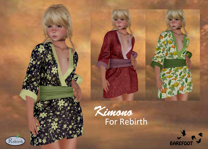3 Kimono for Rebirth