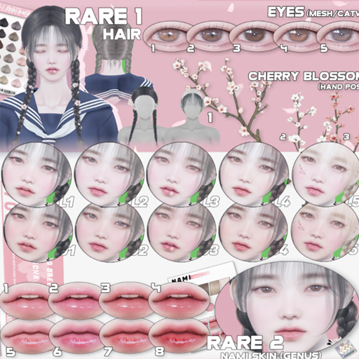 [700] Spring breeze gacha  Lip 5 (add)