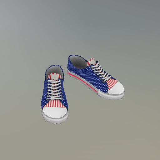 Unisex Patriotic Mesh Sneakers with Resizer