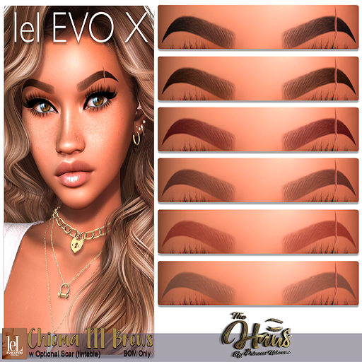 .:the HAUS:. Chioma III BOM Eyebrows (LeL Evo X)