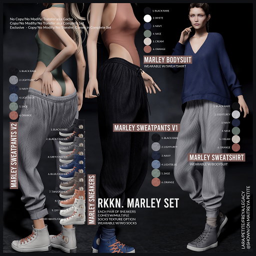 RKKN. Marley Sweatshirt Black Rare / Legacy