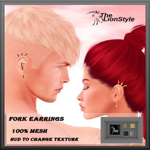 [Fork earrings]