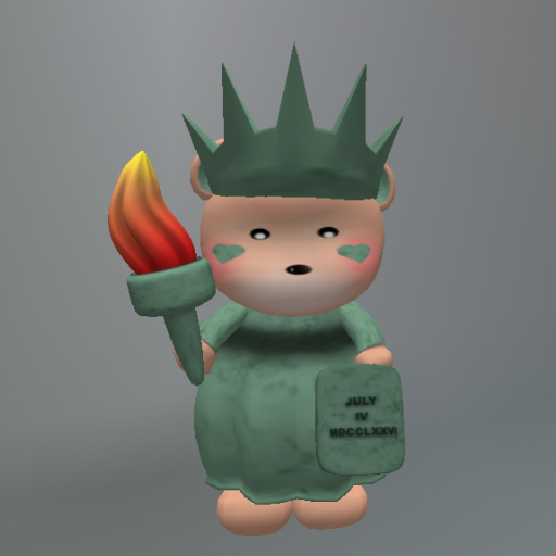 Liberty Bear Tip Jar
