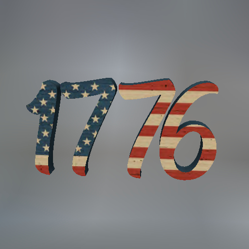 Patriotic Year Mesh Tip Jar
