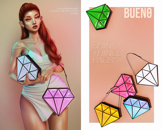 BUENO-Shiny Things Purses-Fatpack