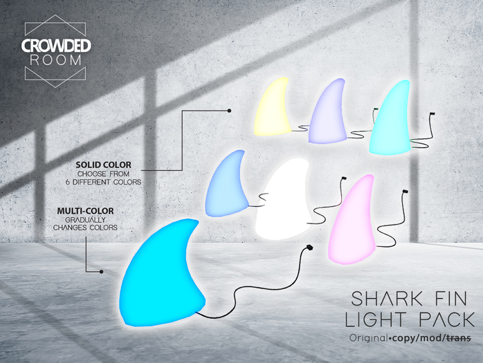 Crowded Room - Shark Fin Light Pack