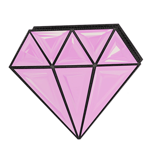 BUENO-Shiny Things Purses -Pink