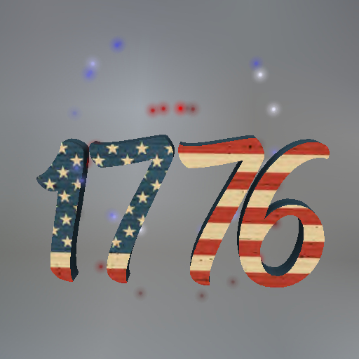 Sparkling Patriotic Year Mesh Tip Jar
