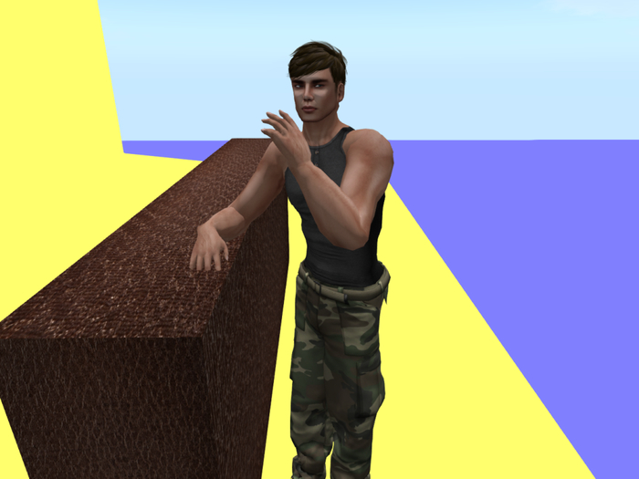 Stand Lean Against Bar Drinking