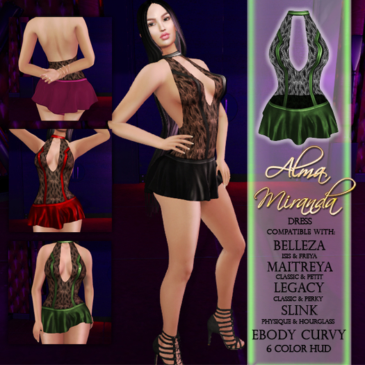 .: AlmaMiranda :. GREEN Lace Nights