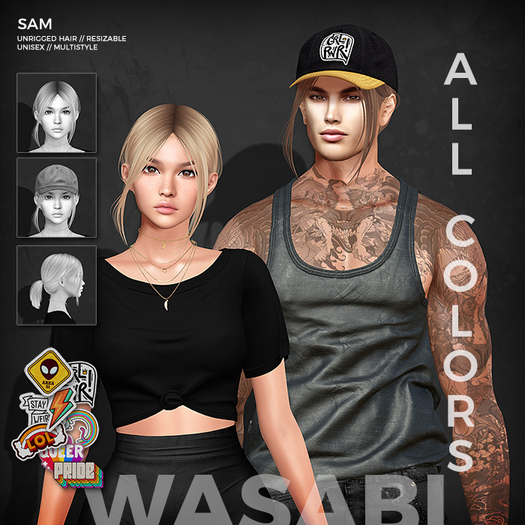 Wasabi // Sam Hair - All colors