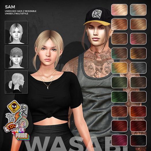 Wasabi // Sam Hair - Solar Ombre