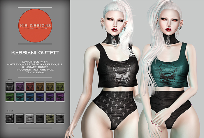 KiB Designs - Kassiani Outfit FATPACK 
