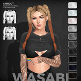 Wasabi // Apricot Hair - B&W