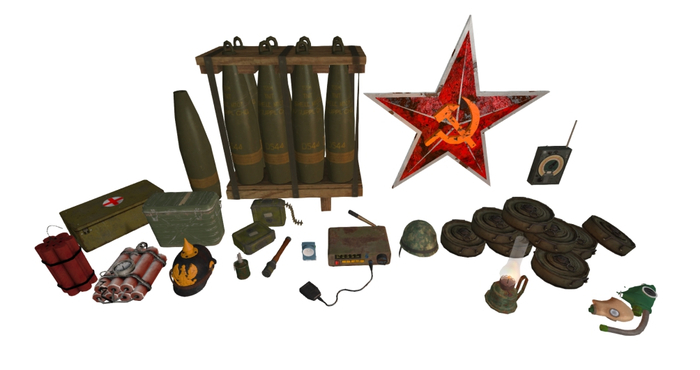 Old things for decoration kit v1 Mesh