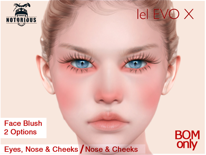 - notorious - Face Blush (BOM only LEL Evo X)