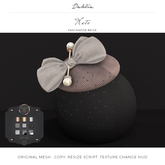 Dahlia - Kate - Fascinator - Beige 