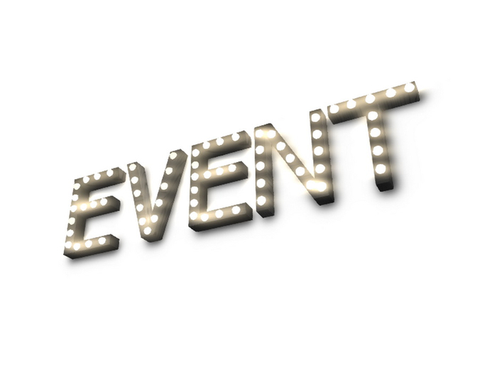 [Px] "EVENT" Illuminated Light Bulbs Sign