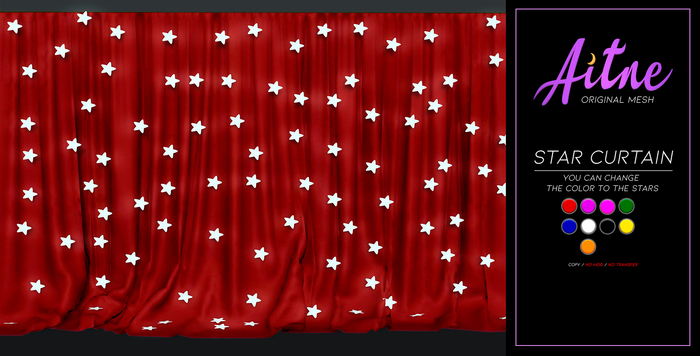 .Aitne. Star curtain